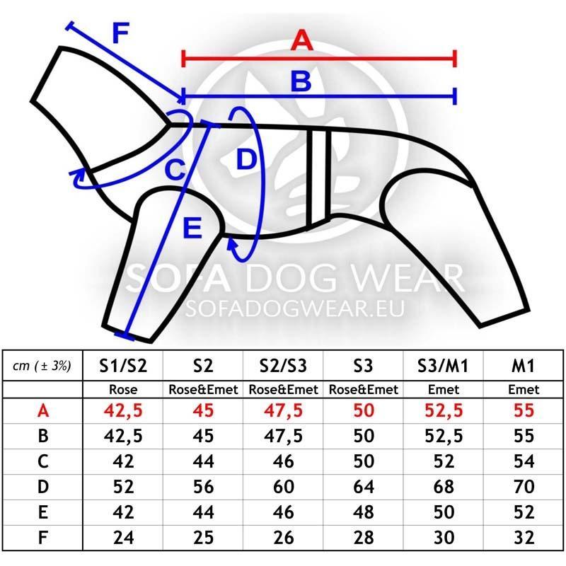 ROSE & EMET vinterdress for whippet - HouseofDogs.se